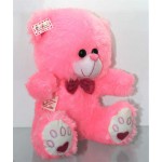 Pink Puchi Teddy Bear with a Bow
