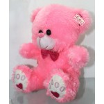 Pink Puchi Teddy Bear with a Bow