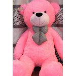 5 Feet Pink Teddy Bear with a Bow