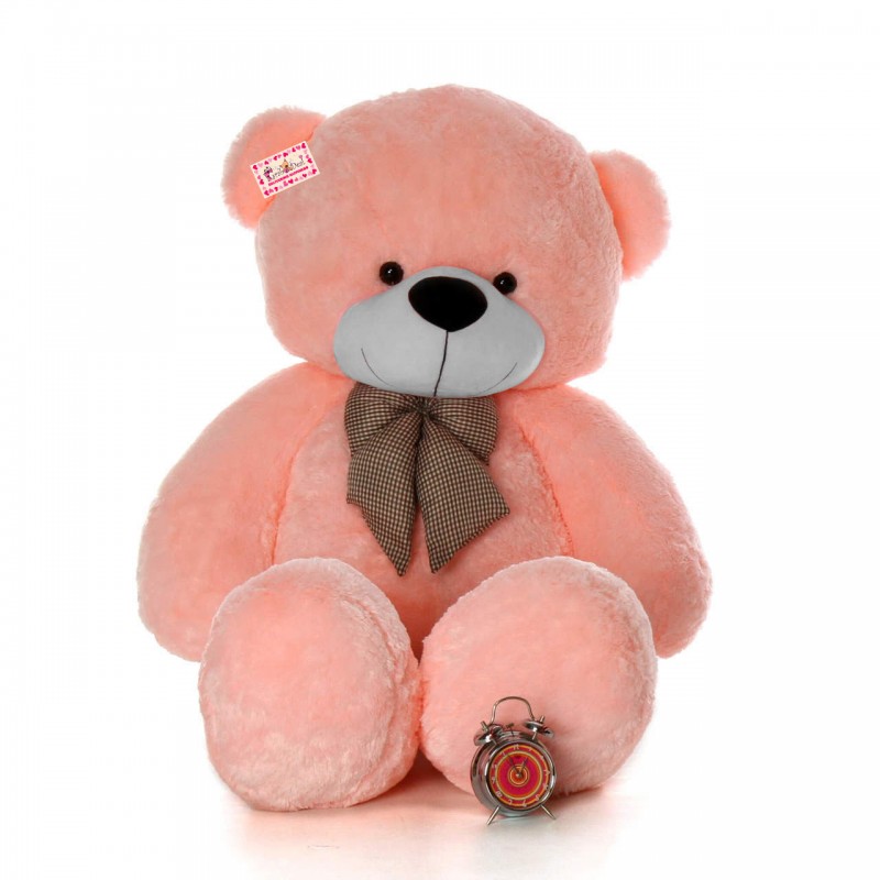 teddy bear with pink bow