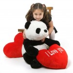 Giant 3.5 Feet Gao Panda Teddy Bear Soft Toy with Big Heart