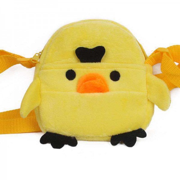 Yellow Baby Duckling Sling Baby Bag Stuffed Soft Plush Toy