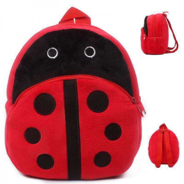 Red and Black Ladybug Baby Bag Stuffed Soft Plush Toy