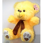 Yellow Puchi Teddy Bear wearing Muffler
