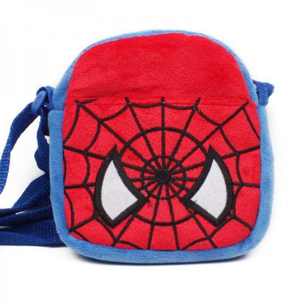 Blue and Red Spider Sling Baby Bag Stuffed Soft Plush Toy
