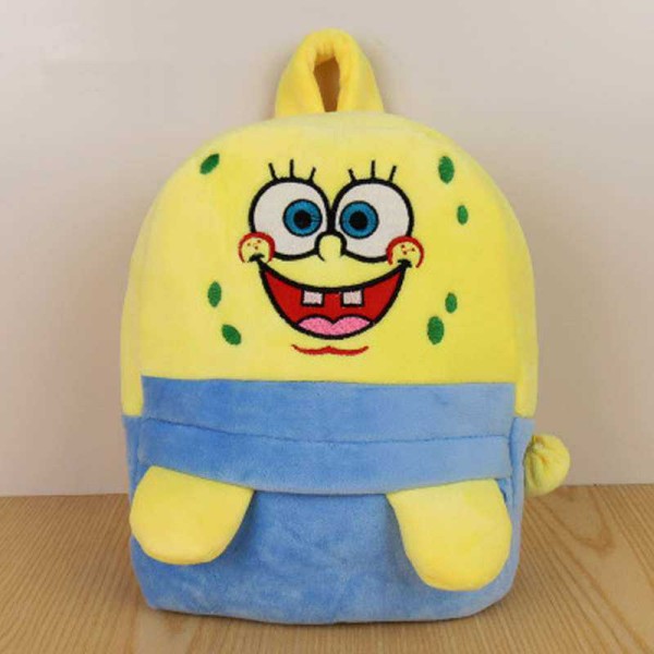Personalized Yellow Spongy Baby Bag Stuffed Soft Plush Toy