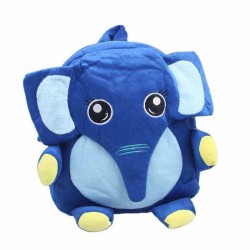 Cute Navy Blue Elephant Baby Bag Stuffed Soft Plush Toy