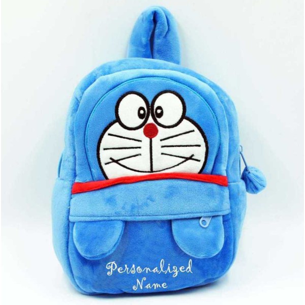 Personalized Blue Doraemon Baby Bag Stuffed Soft Plush Toy
