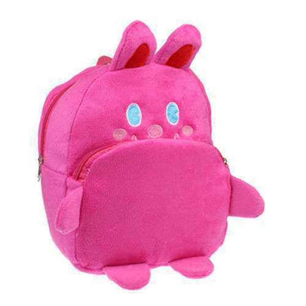 Pink Bunny Rabbit Baby Bag Stuffed Soft Plush Toy